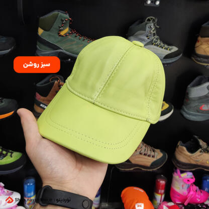 خرید کلاه تمام چرم سبز