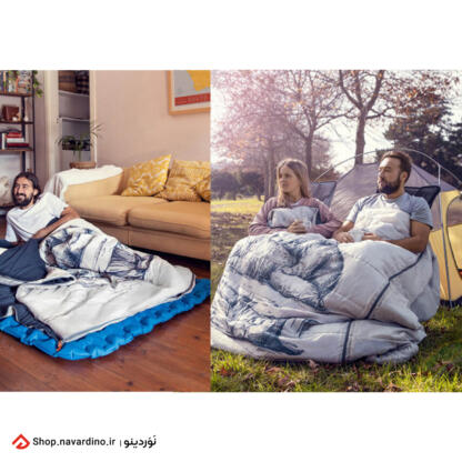 NATUREHIKE DOUBLE PATTERN WITH PILLOW SLEEPING BAG
