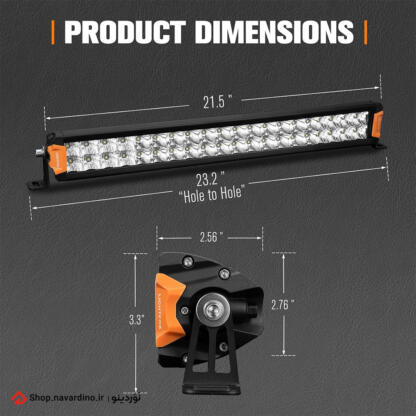 قیمت لایت بار مدل Dual Row 20 Inch برند فاکس