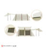 چادر طبیعت‌گردی کینگ کمپ مدل KT2316_BEIGE