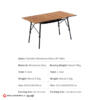 میز کمپینگ تاشو Naturehike NH19Z003-D سایز اسمال