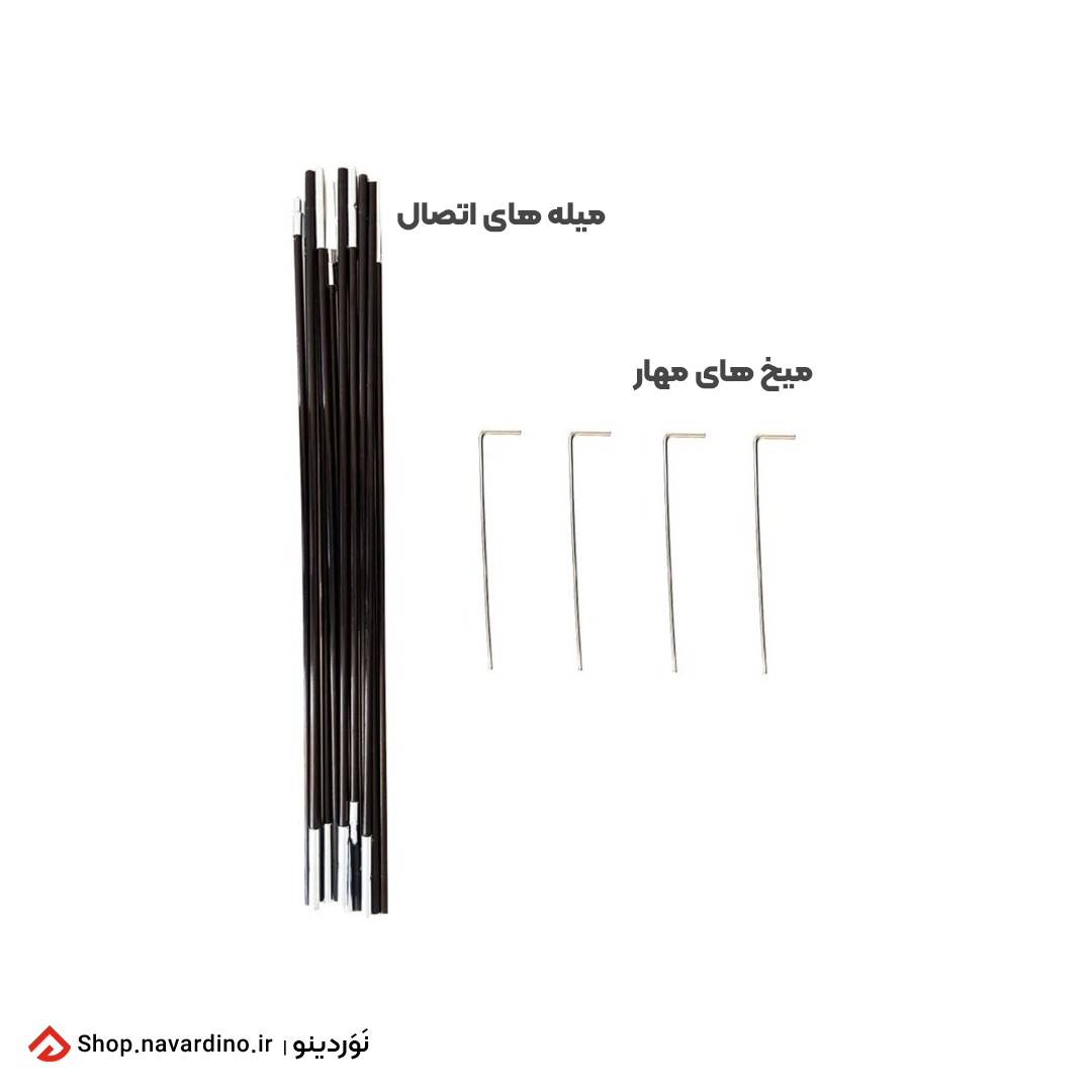 np1091 (8) چادر عصایی ارزان 8 نفره برای سفر